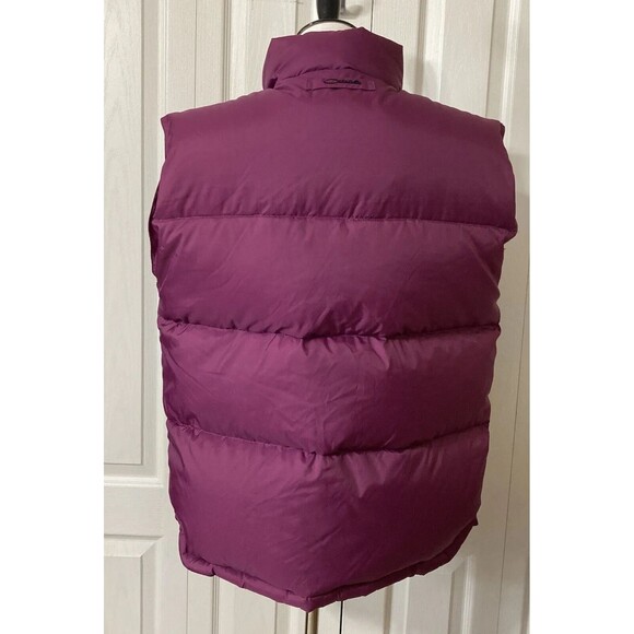 Down Puffer Vest Quilted Sz Large Full Front Zipper Collared Catalina Outerwear - Picture 11 of 15